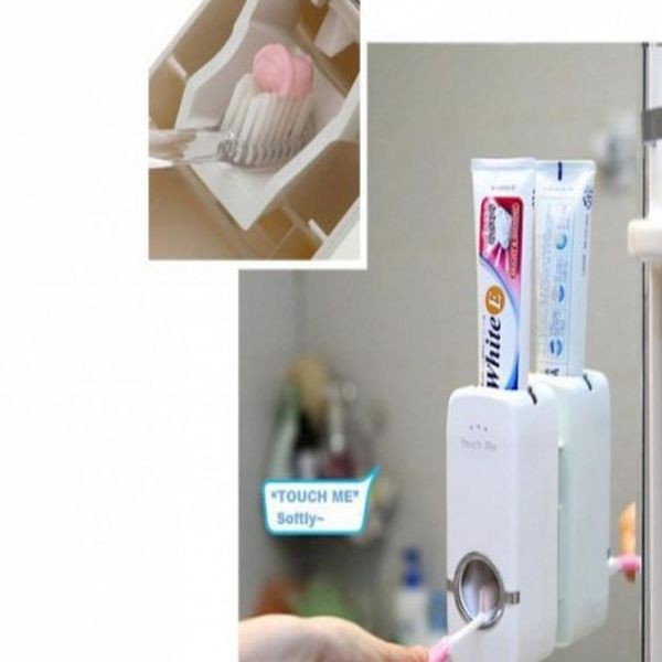 Dozator automat pasta de dinti, pentru copii + suport pentru 5 p